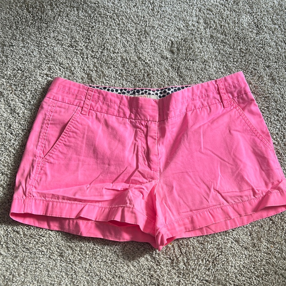 Hot pink J Crew shorts